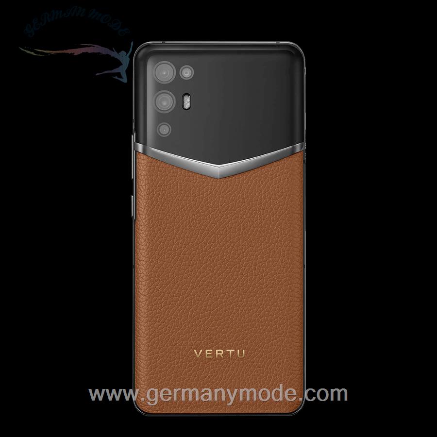 گوشی موبایل آی ورتو انگستان IVERTU Calf Leather Ochre Brown