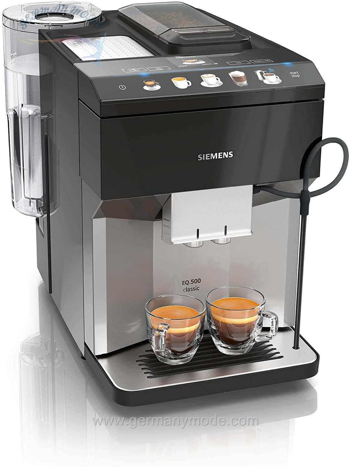 اسپرسو ساز زیمنس آلمان SIEMENS Kaffeevollautomat EQ.500 classic TP507DX4