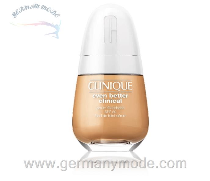کرم پودر 24 ساعته پوشش متوسط کلینیک آمریکا Clinique Even Better Clinical Serum foundation SPF20 (30ml) CN 58 Honey