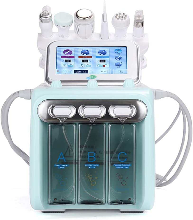 خرید از آمازون - Hydrofacial Hydrafacial Water Peel Aqua Facial Skin Care Water Aqua Dermabrasion RF Skin Scrubber Spray Cold Hammer چند کاره SPA به روز رسانی تجهیزات زیبایی نسخه Elitzia ETLB249