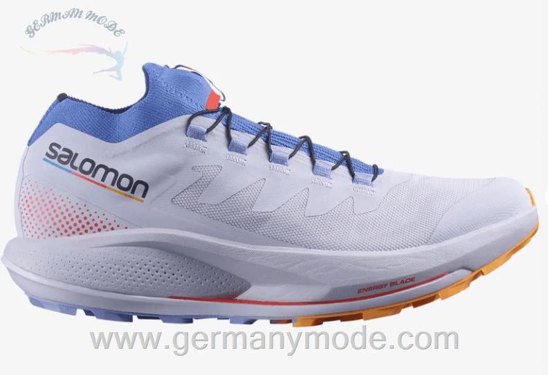 کتانی تریل رانینگ دو کوهستان زنانه سالامون فرانسه SALOMON PULSAR TRAIL PRO Trailrunning Schuhe Damen Purple Heather Amparo Blue Blazing Orange