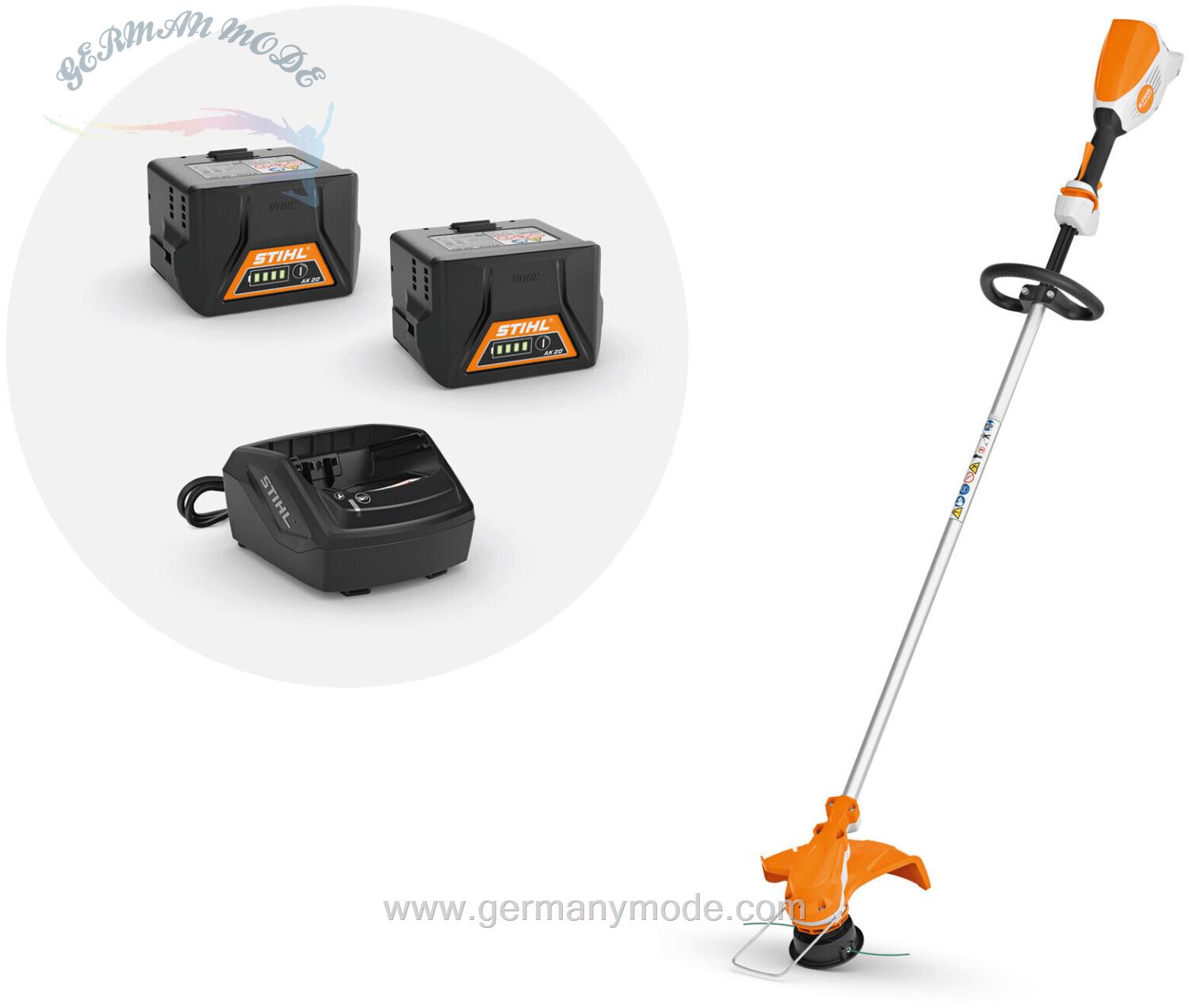 چمن زن شارژی اشتیل آلمان Stihl FSA 60 Set (2 * Akku AK 20 Ladegerät AL 101)