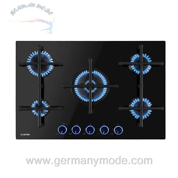 اجاق گاز 5 شعله توکار کلارشتاین آلمان Klarstein Illuminosa 5 Gaskochfeld