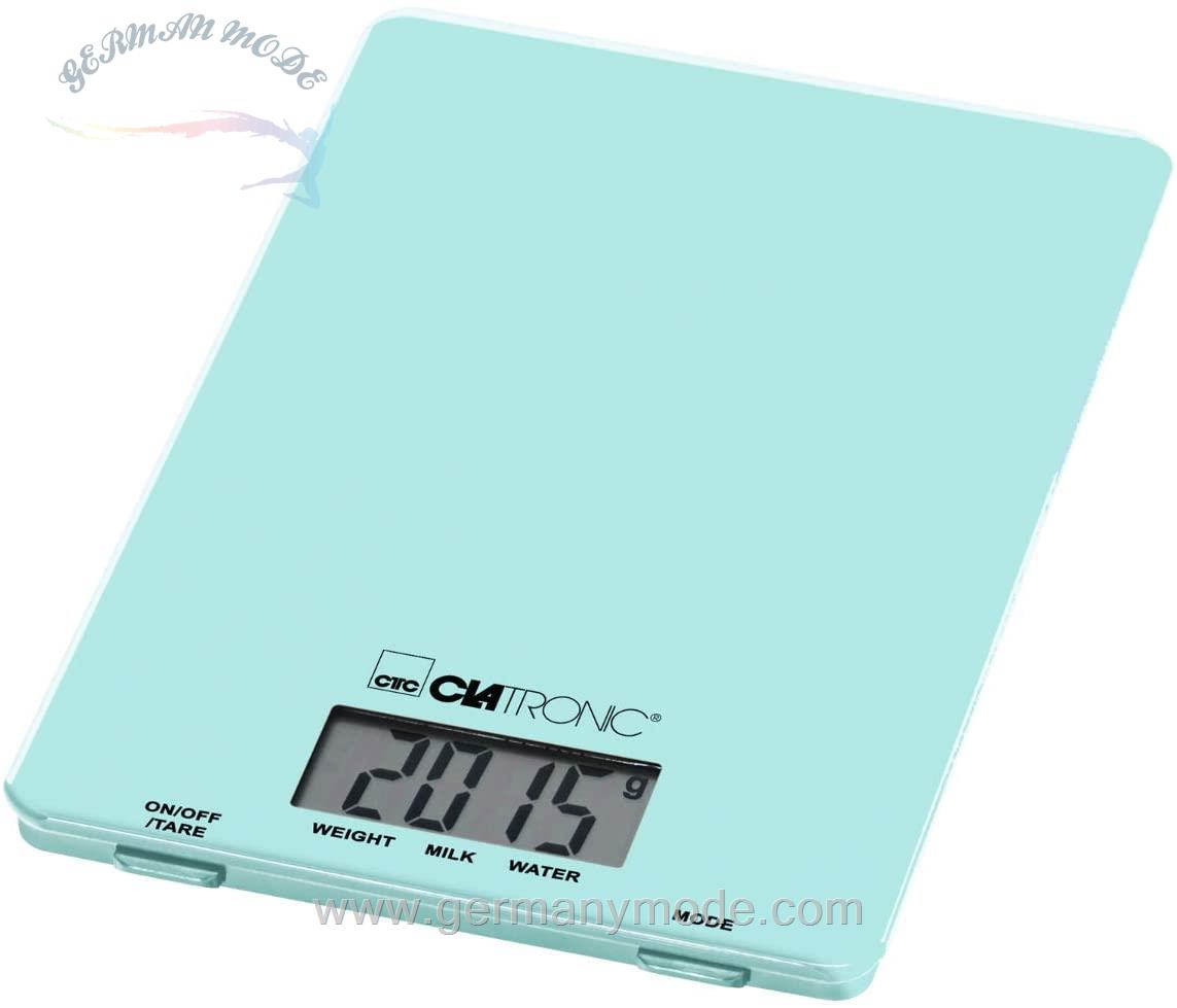 ترازو دیجیتال آشپزخانه کلترونیک آلمان Clatronic KW 3626 Kitchen Scales up to 5 kg / Mint-green