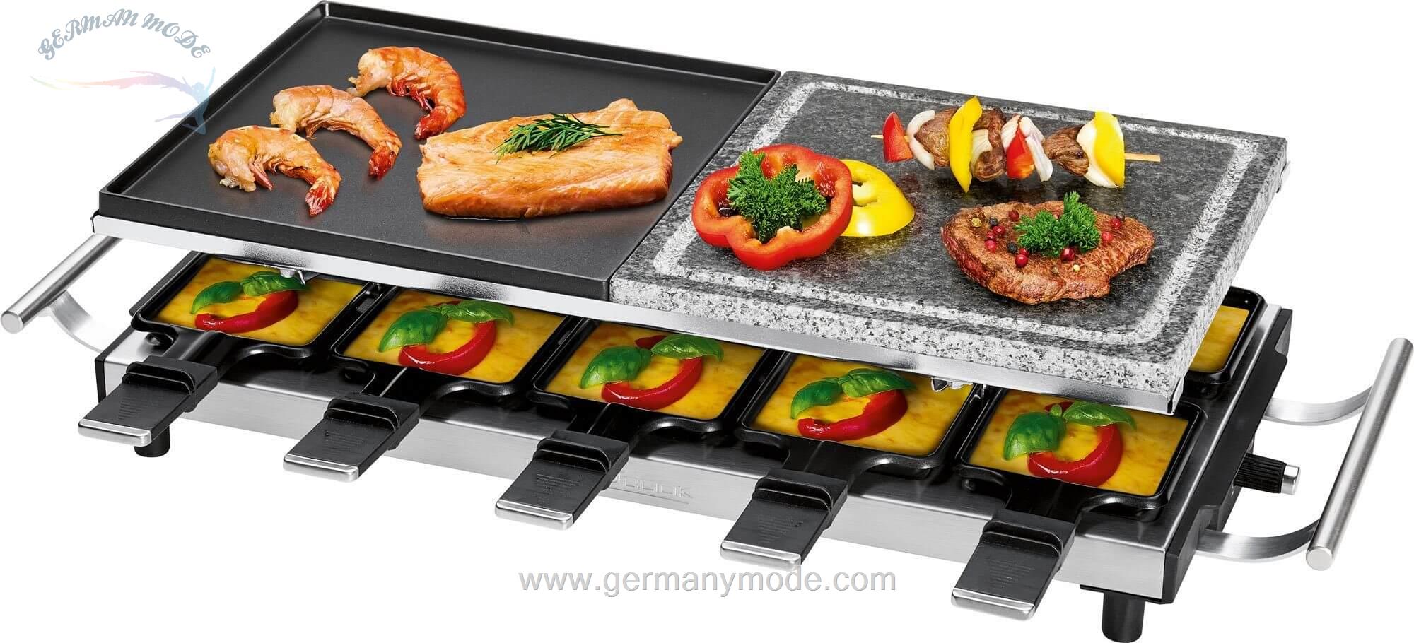گریل باربیکیو پروفی کوک آلمان ProfiCook Raclette PC-RG 1144- 10 Raclettepfännchen- 1700 W