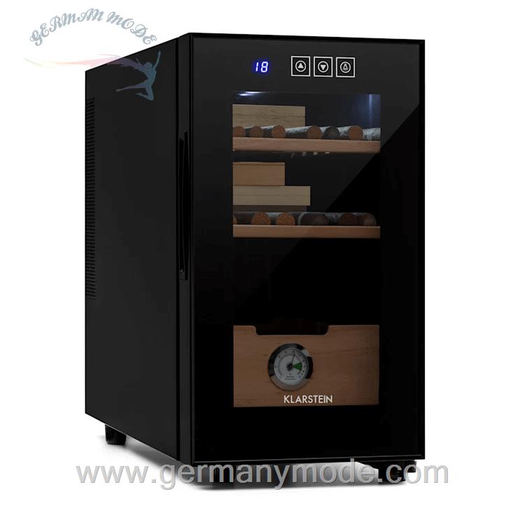 دستگاه رطوبت ساز سیگار برگ 23 لیتری کلارشتاین آلمان Klarstein El Presidente 23 Humidor Schwarz