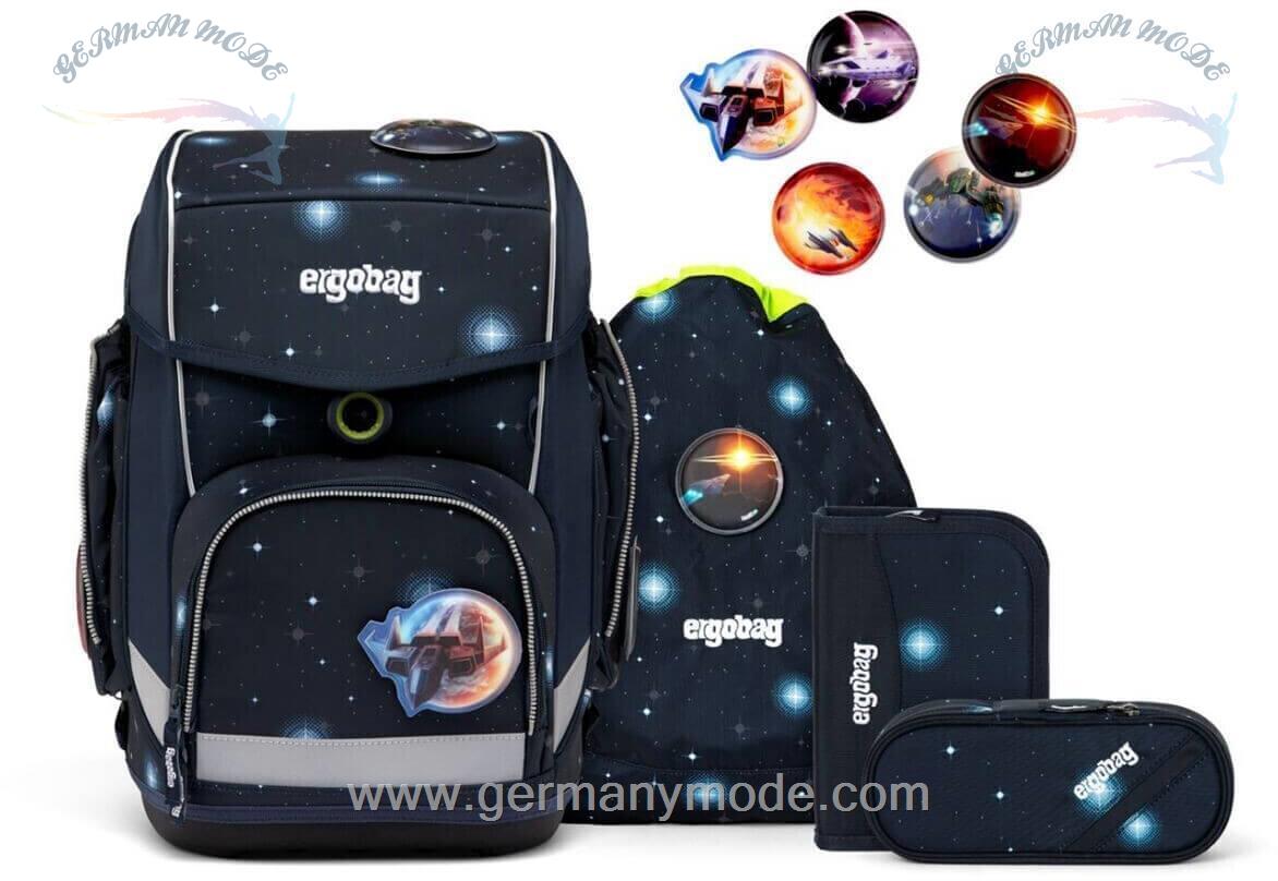ست 5 تایی کوله پشتی مدرسه 19 لیتر کوله ورزشی جامدادی ارگوبگ ergobag Cubo Set (2023) KoBärnikus