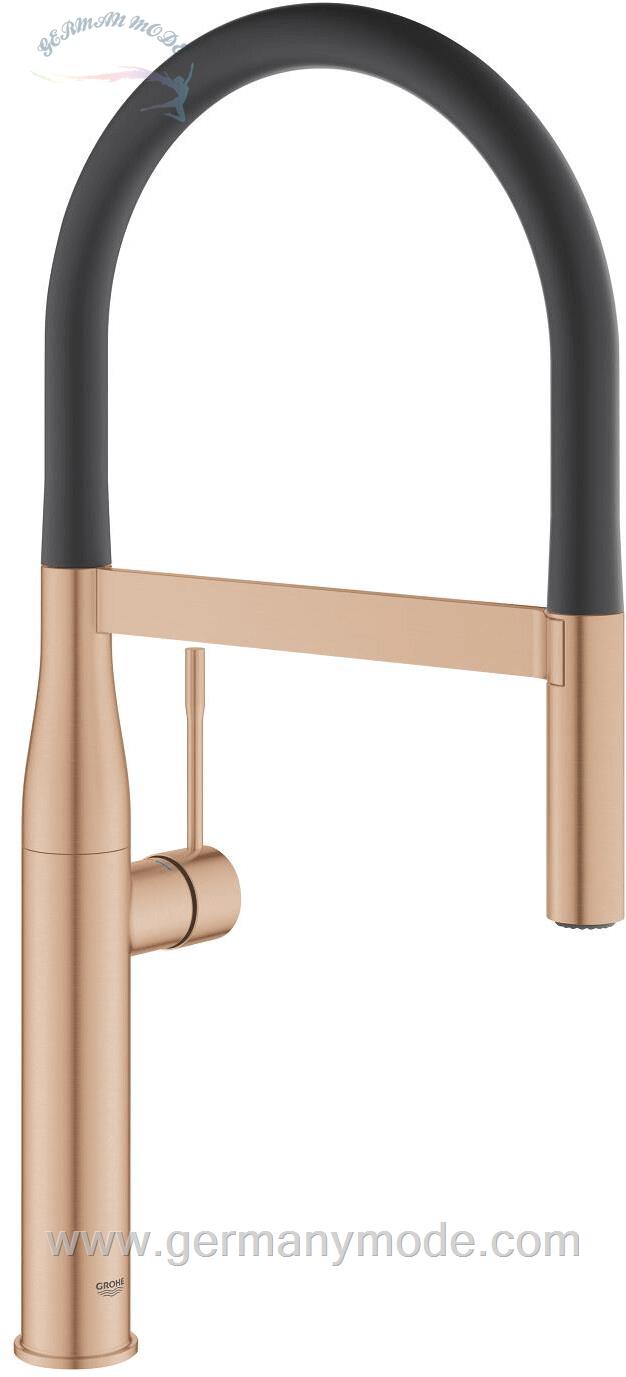 شیر مخلوط ظرفشویی شلنگ دار گروهه آلمان GROHE Essence 30294 warm sunset gebürstet 30294DL0