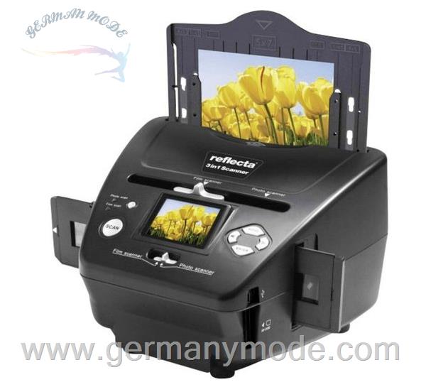 اسکنر اسلاید و نگاتیو رفلکتا REFLECTA 3 in 1 - Scanner - schwarz Diascanner