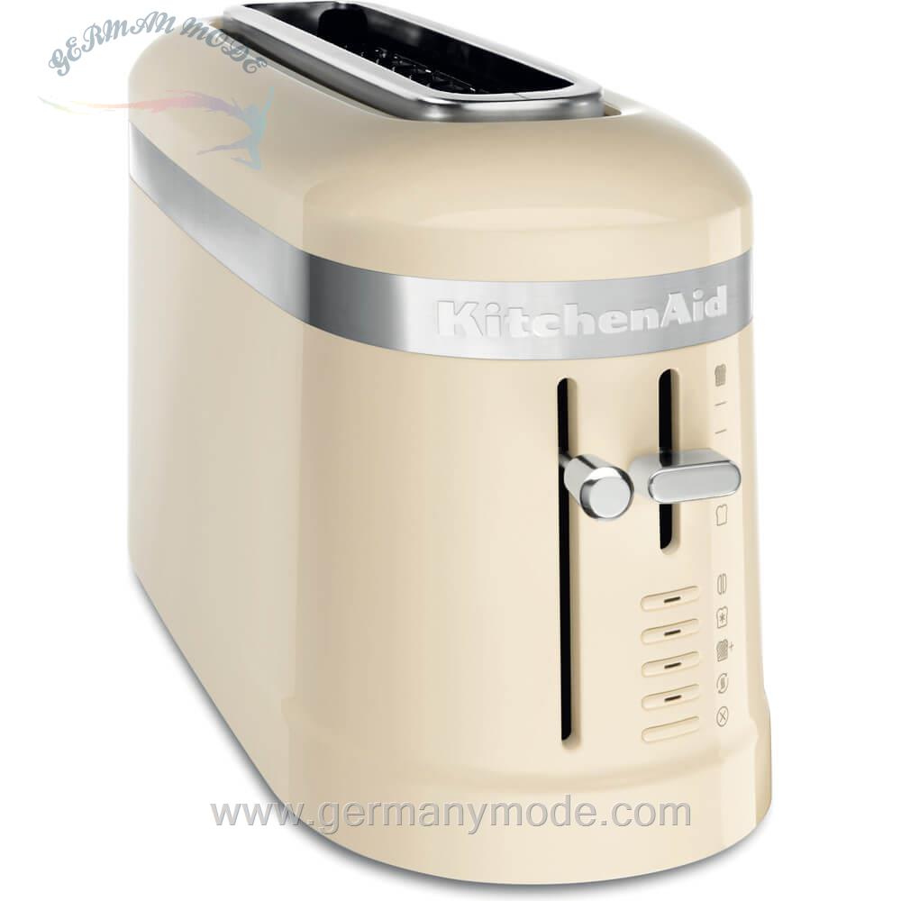 توستر کیچن اید آمریکا KitchenAid LANGSCHLITZTOASTER FÜR 2 SCHEIBEN - DESIGN 5KMT3115-Crème