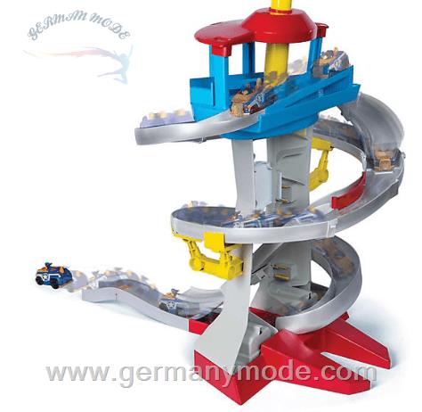 برج مراقبت و پیست مسابقه Spin Master PAW Patrol True Metal Adventure Bay Spielset mit 2 Metallfahrzeugen im Maßstab 1:55