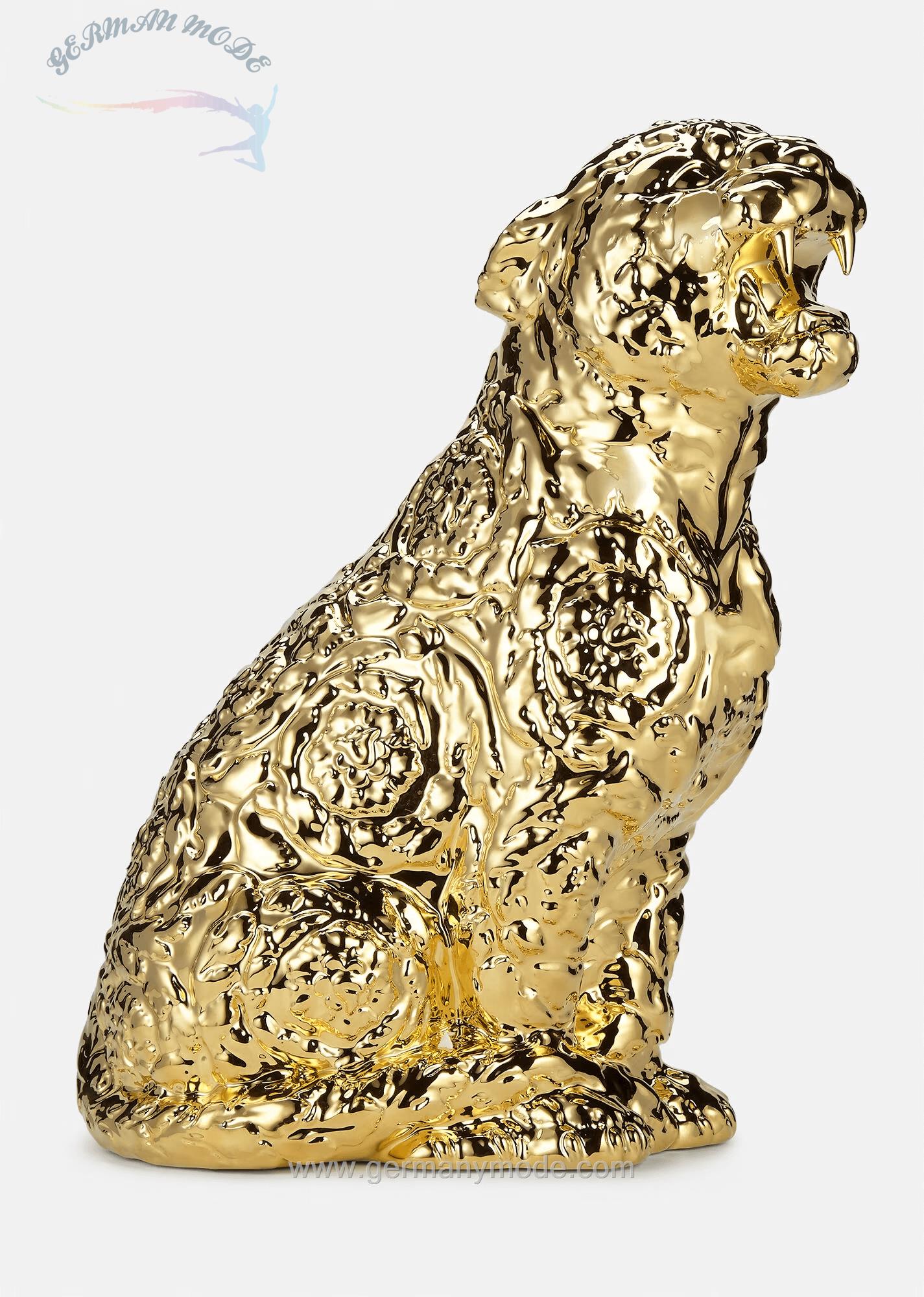 مجسمه چینی یوزپلنگ ورساچه ایتالیا VERSACE GROSSER GEPARD ROKKO