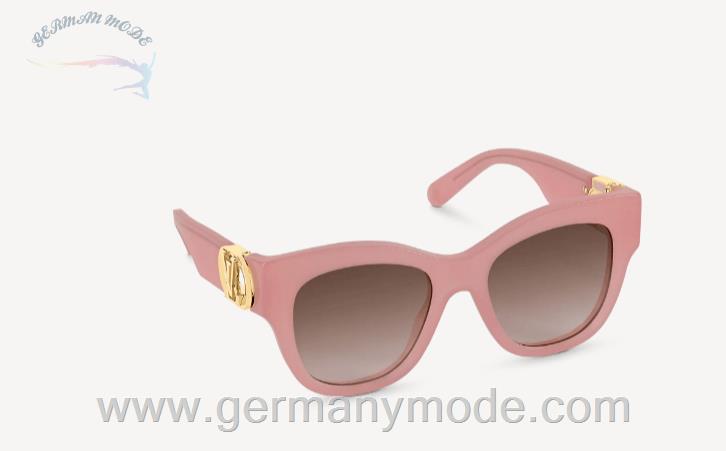 عینک آفتابی زنانه لویی ویتون فرانسه LOUIS VUITTON LV LINK PM SONNENBRILLE IM CAT EYE DESIGN Z1569W