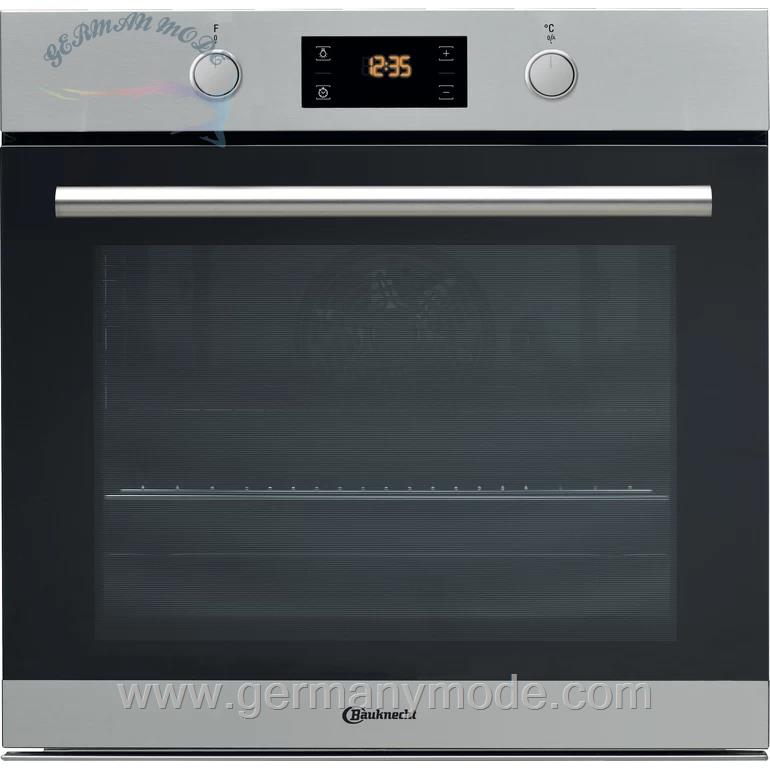 فر توکار باکنشت آلمان BAUKNECHT ELEKTRISCHER EINBAUBACKOFEN: FARBE EDELSTAHL, HYDROLYSE - BAR2 KH8V2 IN