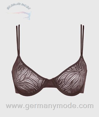 سوتین کلوین کلین آمریکا Calvin Klein Halbschalen BH Sheer Marquisette Woodland 000QF7103EBKC