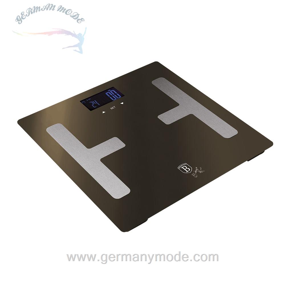 ترازو دیجیتال برلینگر هاوس مجارستان BERLINGER HAUS SMART BATHROOM SCALE BH-9220 SHINY BLACK COLLECTION