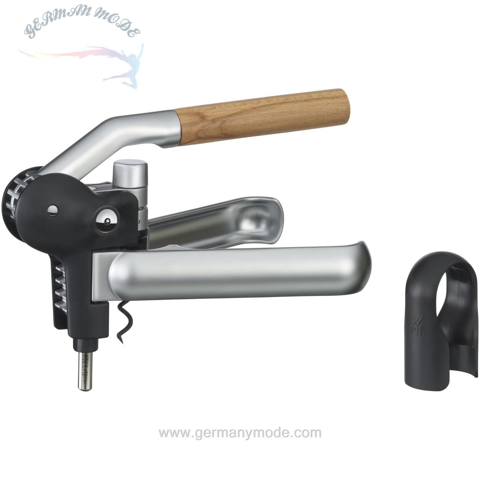 درب بازکن بطری حرفه ای چوب پنبه باز کن وی ام اف آلمان WMF Baric Hebelkorkenzieher سانتی‌متر، پیچ چوب پنبه‌باز با برش فویل، درب بازکن حرفه‌ای بطری شیشه، درب بازکن برای شیشه و پروسکو، درب بازکن شیشه، کارکرد بدون دردسر