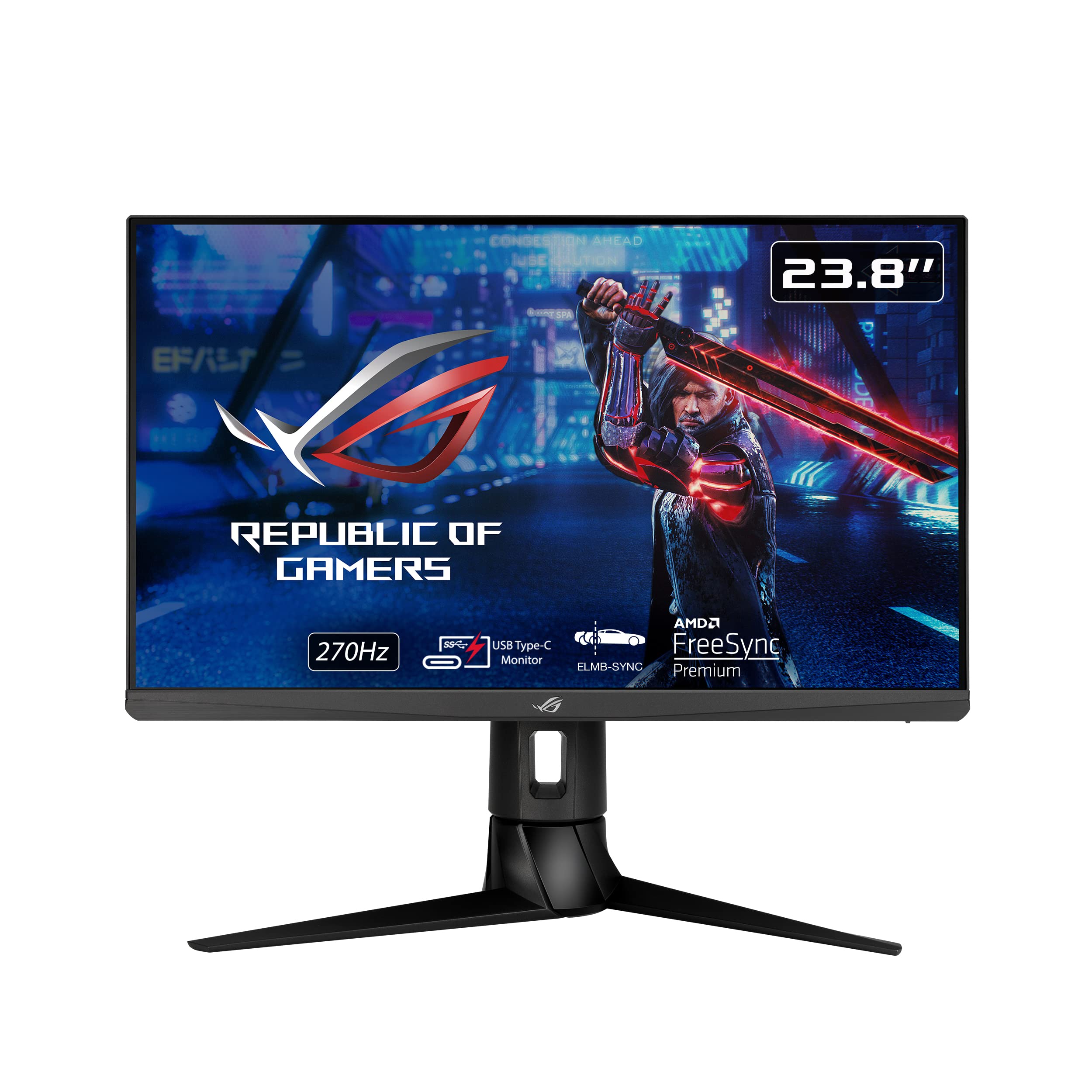 خرید از آمازون - ASUS ROG Strix XG249CM | مانیتور بازی 23,8 Zoll Full HD | 270 هرتز، 1 میلی‌ثانیه GtG، FreeSync Premium، HDR 10 | پنل IPS سریع، 16:9، 1920x1080، DisplayPort، HDMI، USB-C، شوارتز 24 اینچی FHD HDR 10 270Hz Fast-IPS