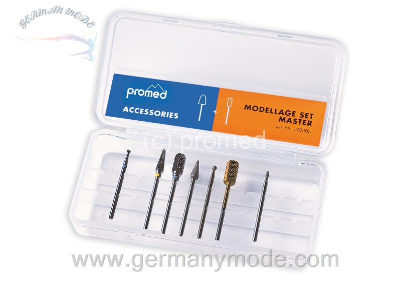 سری یدکی سوهان برقی پرومد آلمان Promed Modellage Set Master