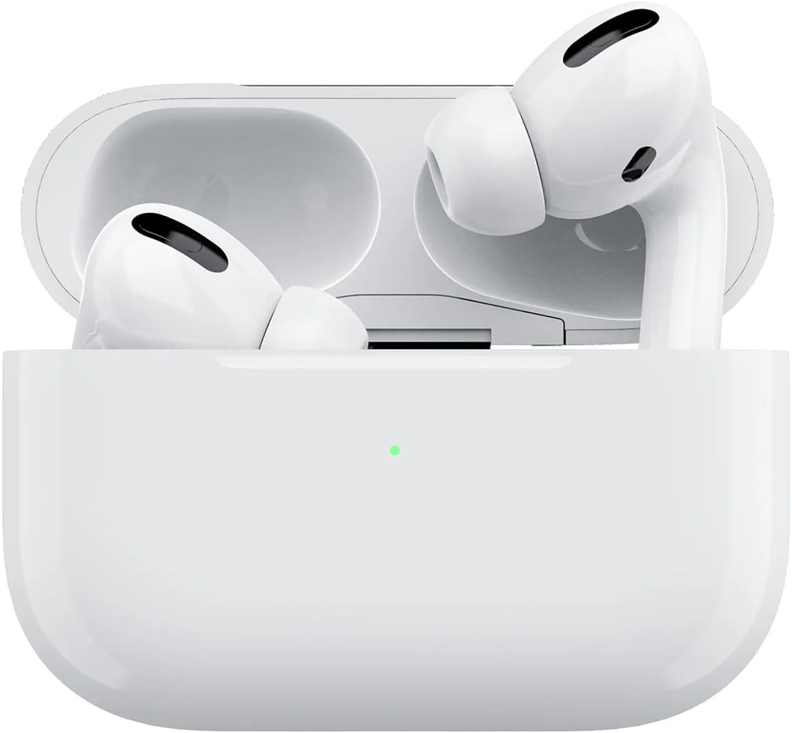 خرید از آمازون - [گواهینامه AppIe MFi] ایرفون بی‌سیم AiPods Pro، هدفون بلوتوث بی‌سیم 5.3 صدای HiFi استریو، هدفون داخل گوش بی‌سیم با کنترل لمسی حذف نویز، IPX7 ضد آب برای iPhone White-005