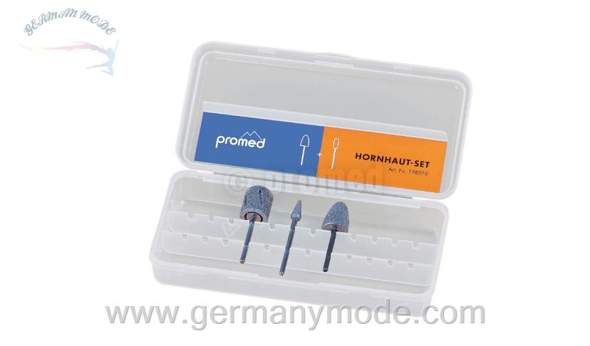 سری یدکی سوهان برقی پرومد آلمان Promed Hornhaut Set