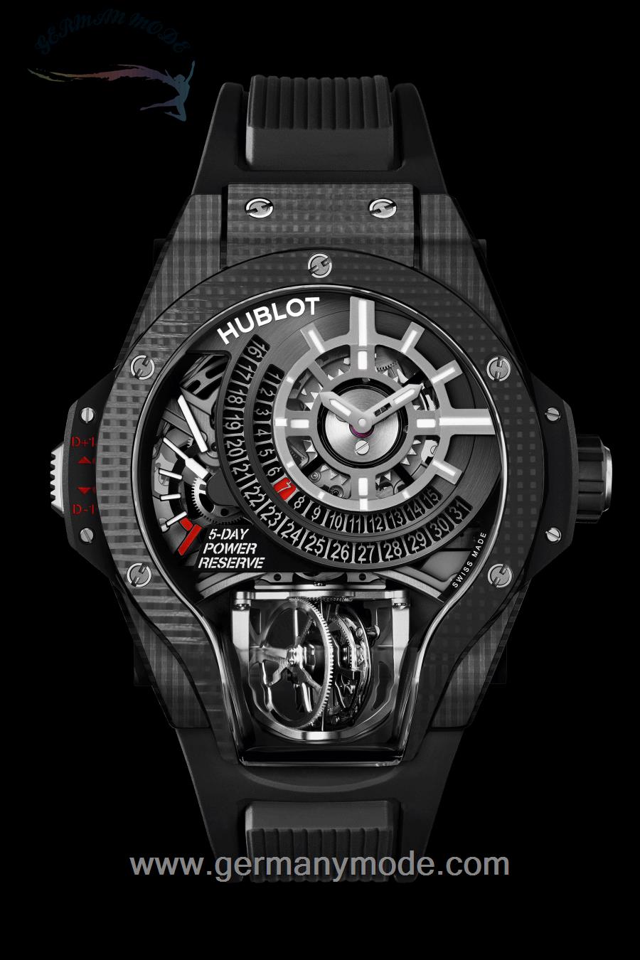 ساعت مچی مردانه هابلوت سوئیس HUBLOT MP-09 TOURBILLON BI 49MM