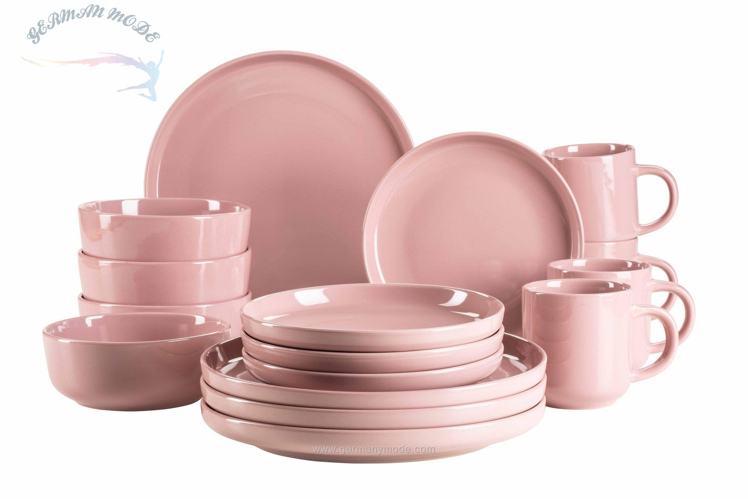 سرویس غذاخوری آلنیا سرامیک 16 پارچه 4 نفره ماسر اتریش MÄSER Kombiservice ALENIA (16-tlg), Steinzeug