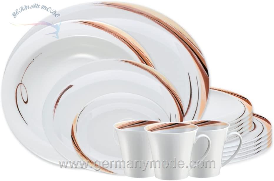 سرویس غذاخوری چینی 30 پارچه 6 نفره سلتمن ویدن آلمان Seltmann Weiden Top Life Kombiservice 30 tlg