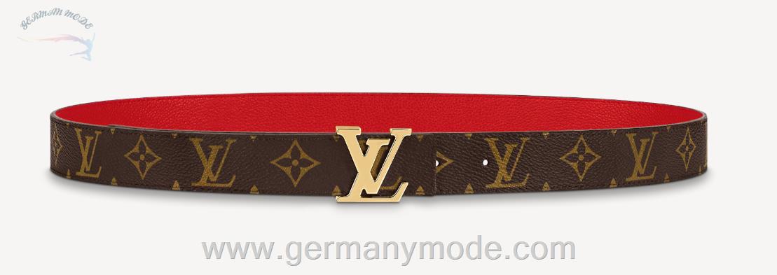 کمربند زنانه لویی ویتون فرانسه LOUIS VUITTON LV INITIALES WENDEGÜRTEL 30 MM M0322U