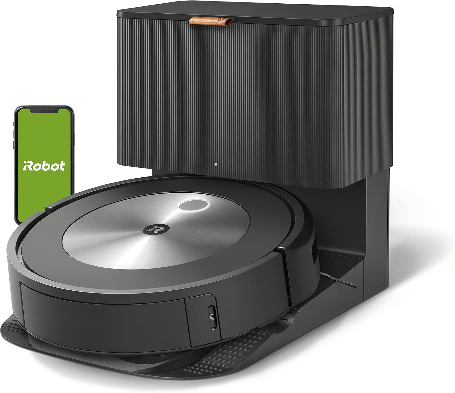جارو رباتیک آی ربات آمریکا iRobot Roomba j6+ (6550) جاروبرقی ربات خود تخلیه – شناسایی و جلوگیری از ضایعات و طناب حیوانات خانگی، تخلیه خود را به مدت 60 روز، نقشه برداری هوشمند، سازگار با الکسا، ایده آل برای موهای حیوانات خانگی، Roomba J6+