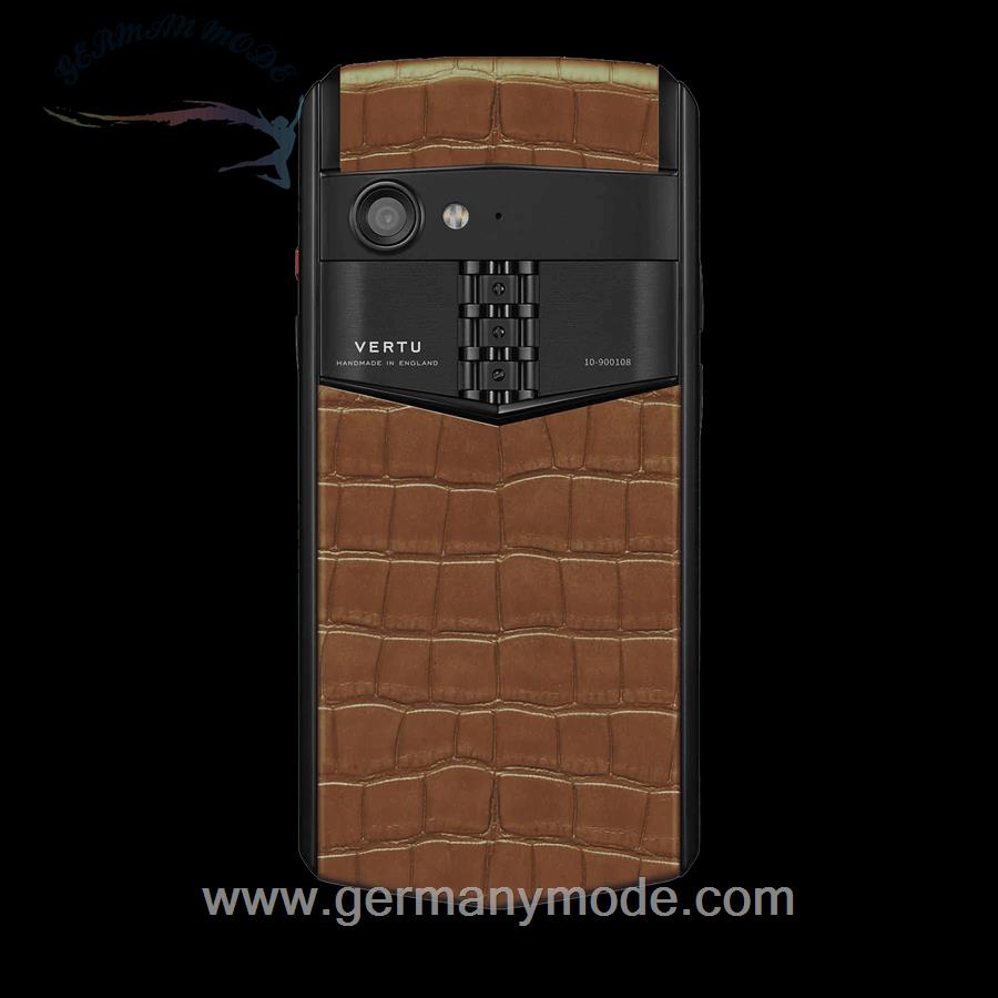 گوشی موبایل آستر ورتو انگستان VERTU ASTER P Gothic Alligator Cinnamon Brown