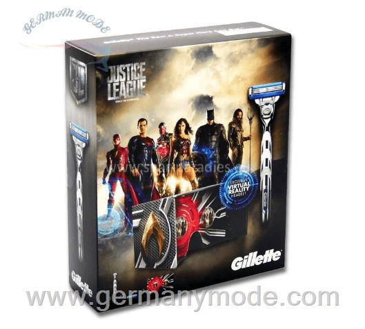 خود تراش ژیلت آمریکا Gillette MACH3 Turbo Set Justice League Edition