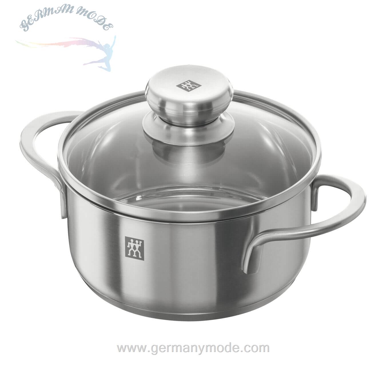قابلمه 16 سانتی متری زولینگ آلمان ZWILLING TWIN NOVA BRATENTOPF 16 CM-18/10 EDELSTAHL