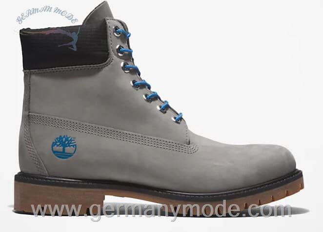 بوت ضد آب مردانه تیمبرلند آمریکا TIMBERLAND PREMIUM 6 INCH BOOT FOR MEN IN GREY BLUE