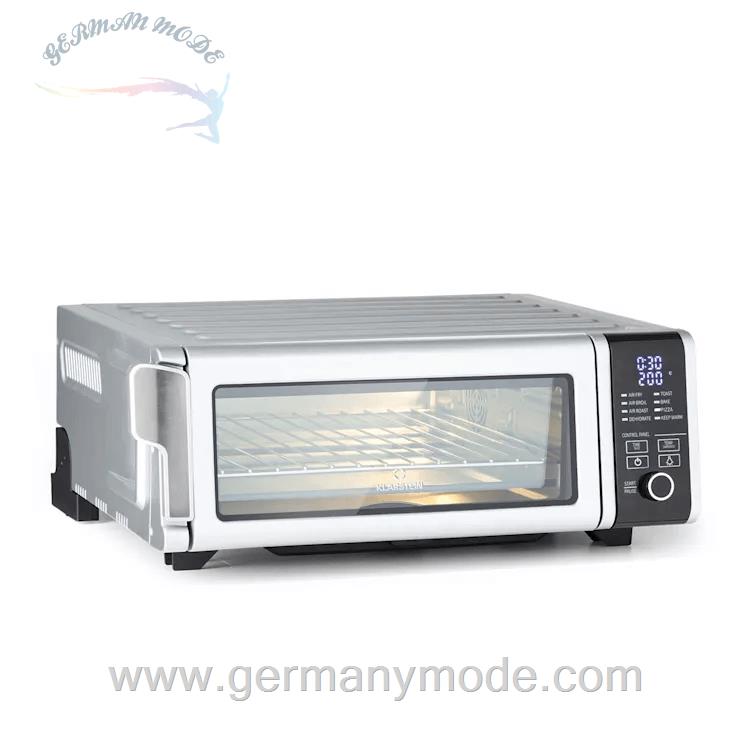 فر پیتزا سرخ کن 10 لیتری کلارشتاین آلمان Klarstein Vita-Crisp Heißluftfritteuse Silber