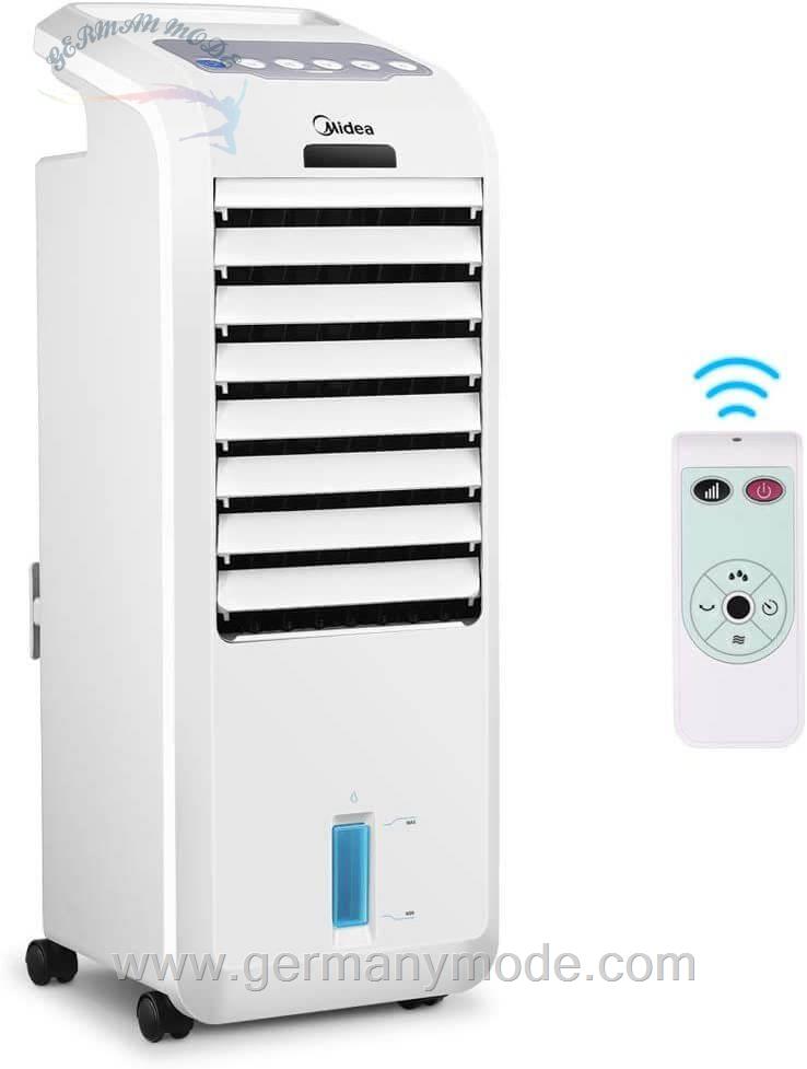 کولر گازی ایستاده سیار میدیا Midea Luftbefeuchter AC100-16BR- 5 l Wassertank-Mobiles Klimagerät 3-in-1-55W