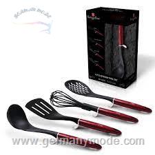 ست کفگیر ملاقه 4 پارچه برلینگر هاوس مجارستان Berlinger Haus Kitchen Utensils BH/6234 Burgundy