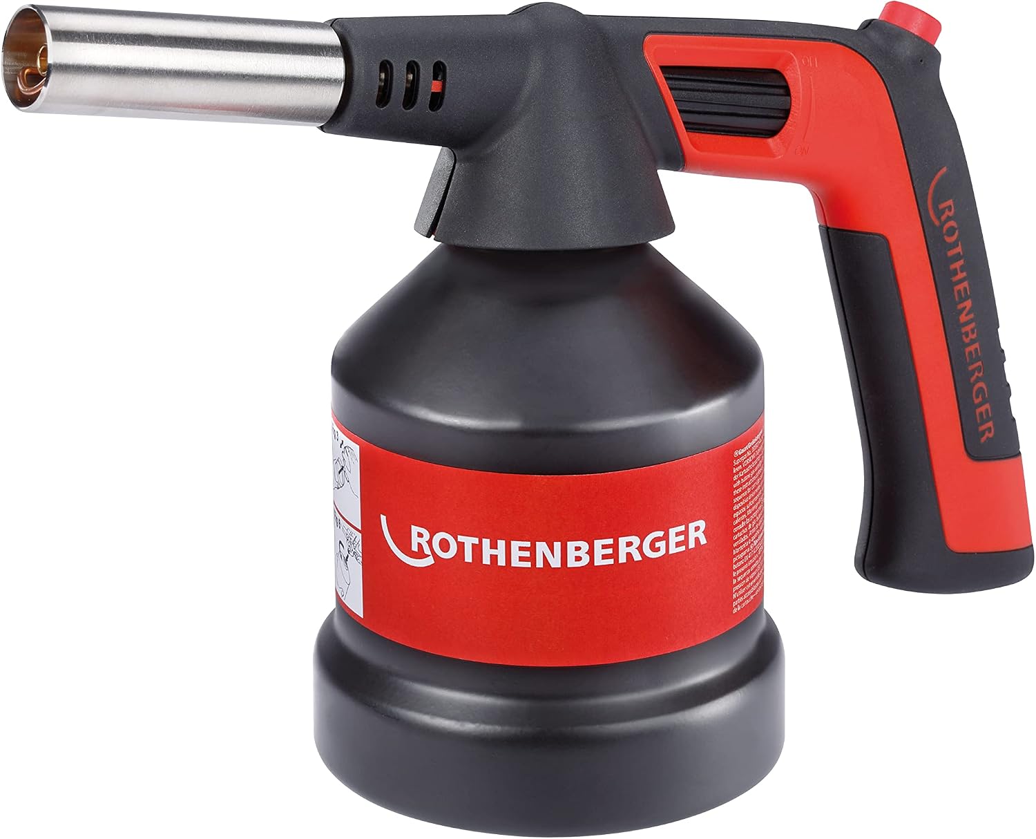 دستگاه لحیم‌کاری روتنبرگر آلمان Rothenberger ROFLAME 4 PIEZO بدون کپسول گاز، 7/16" EU، مدل 1000002358 | مشعل لحیم‌کاری، دستگاه لحیم‌کاری نرم