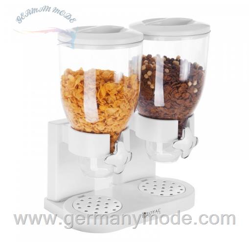 ظرف ذخیره و نگهدارنده موسلی غلات 2 تایی رویال کترینگ آلمان Royal Catering Müslispender - 2 x 3,5 L RCCS-7L/2