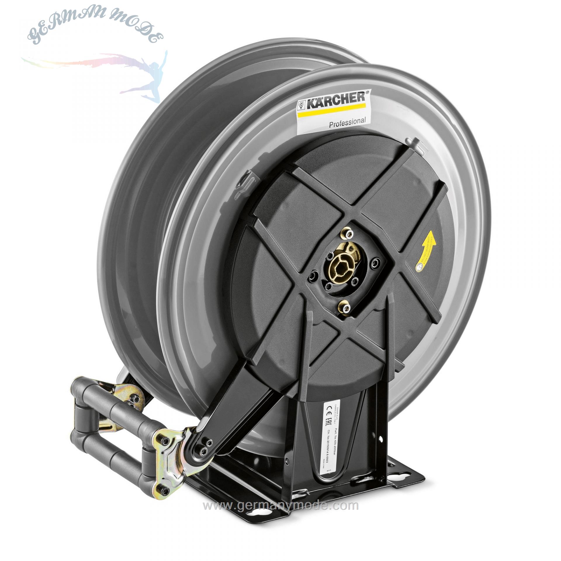 قرقره شیلنگ جمع کن اتوماتیک بدون شیلنگ کرشر آلمان Kärcher Schlauchtrommel, Automatik, basaltgrau lackiert
