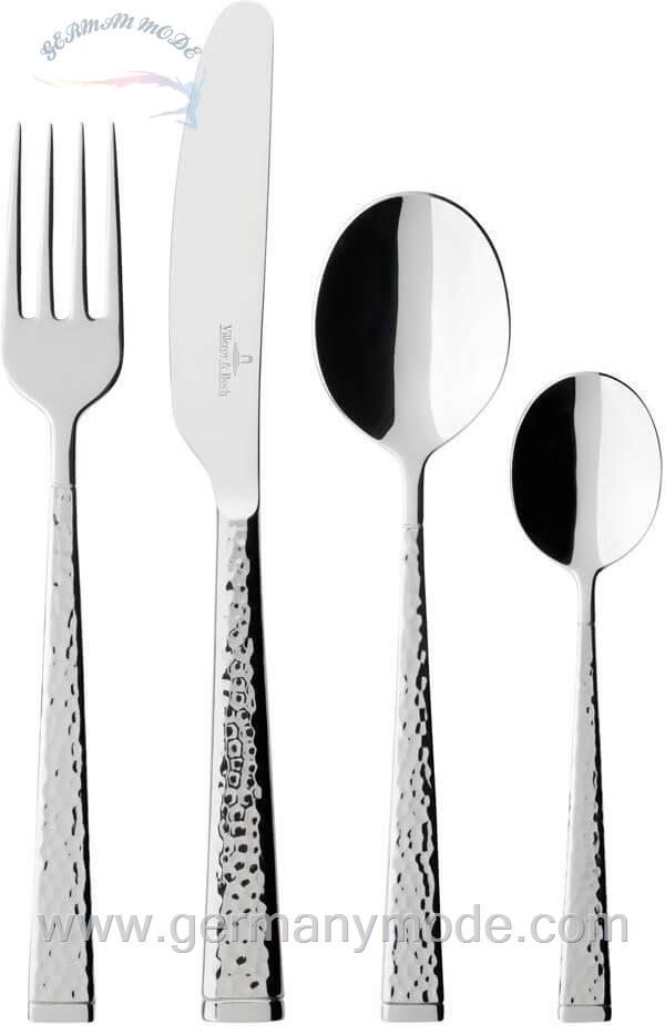 سرویس قاشق چنگال 24 پارچه ویلروی اند باخ آلمان Villeroy - Boch Blacksmith Besteckset 24-teilig