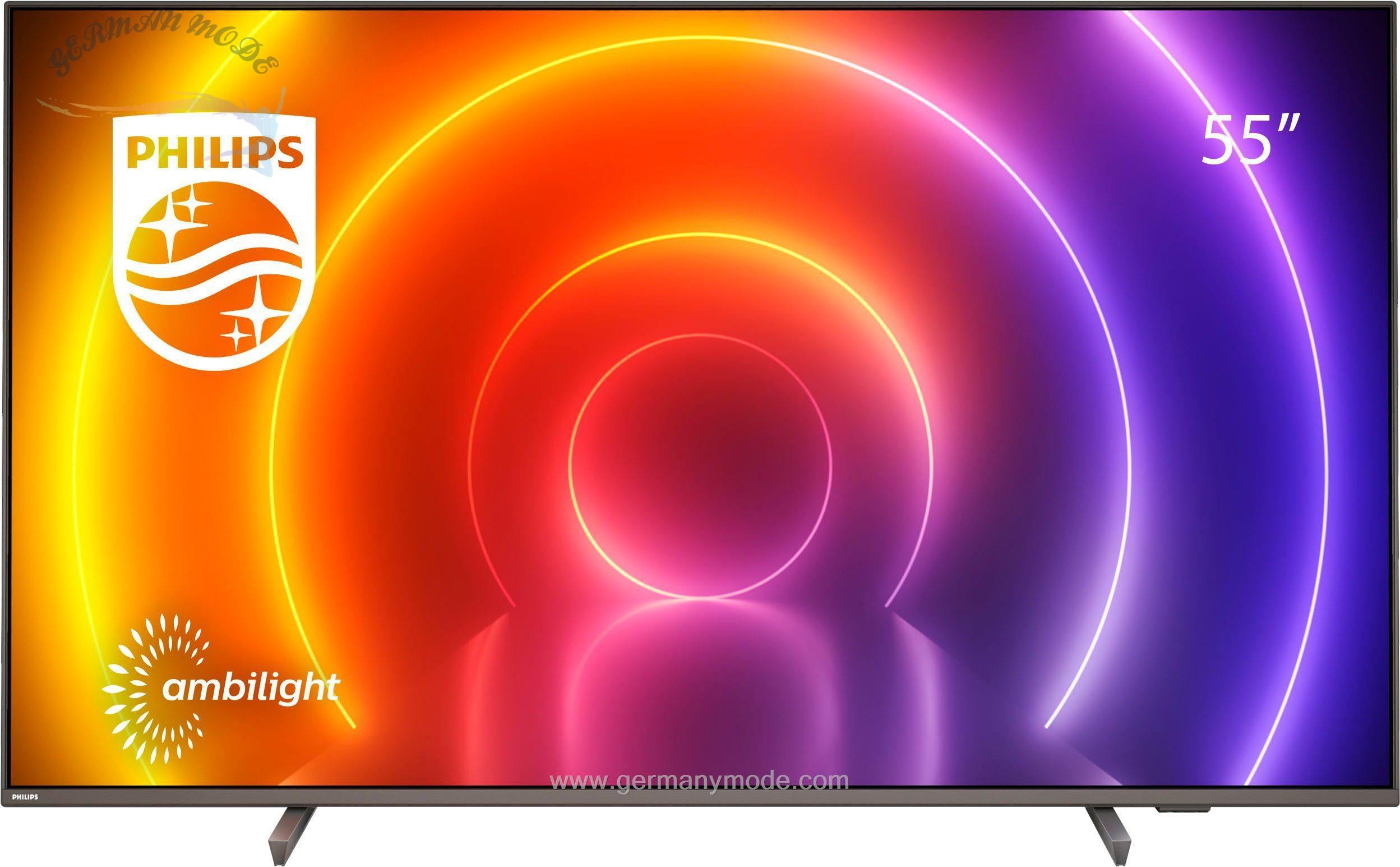 تلویزیون 55 اینچ ال ای دی هوشمند فیلیپس هلند Philips 55PUS8106/12 LED-Fernseher -139 cm/55 Zoll