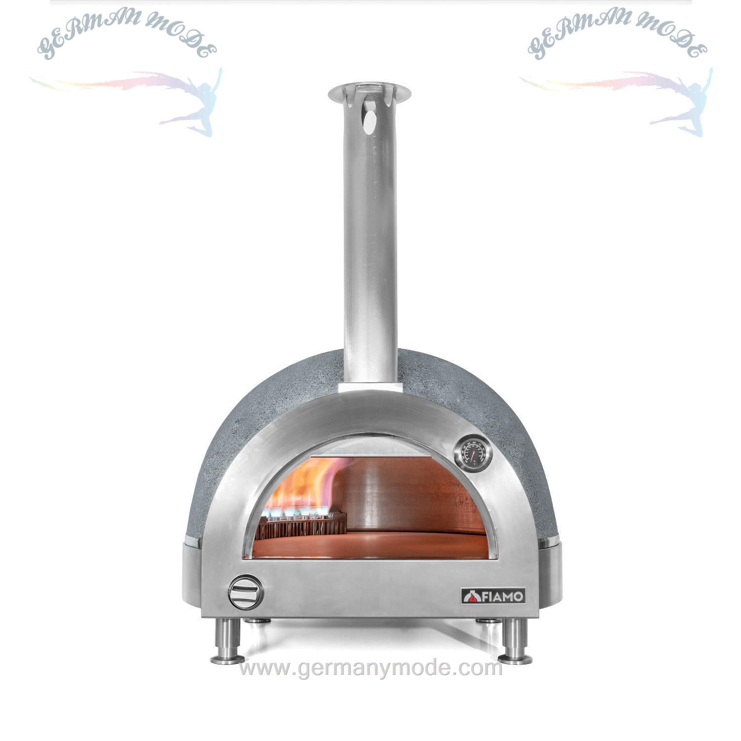 فر پیتزا گازی خانگی فیامو FIAMO Maxi Gas Kuppel-Pizzaofen
