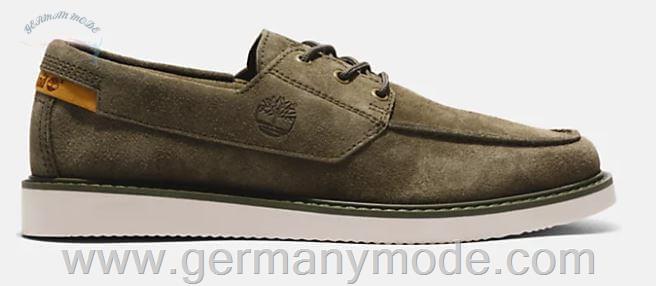 کفش کالج مردانه تیمبرلند آمریکا Timberland NEWMARKET BOAT SHOE FOR MEN IN DARK GREEN