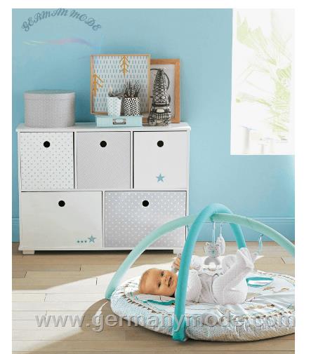 تشک پارک بازی و فعالیت نوزاد ورت فرانسه Vertbaudet Baby Activity-Decke mit Soundeffekt - türkis