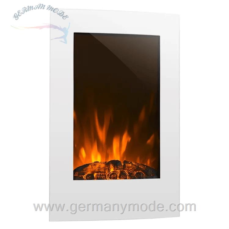 شومینه برقی توکار کنترل از راه دور کلارشتاین آلمان Klarstein Lausanne Vertical Elektrischer Kamin Elektrischer Kamin Weiß 2000 watt