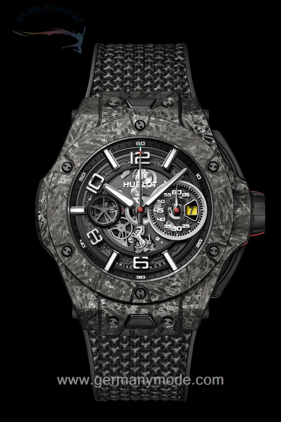 ساعت مچی مردانه هابلوت سوئیس HUBLOT FERRARI 1000 GP CARBON CERAMIC 45MM