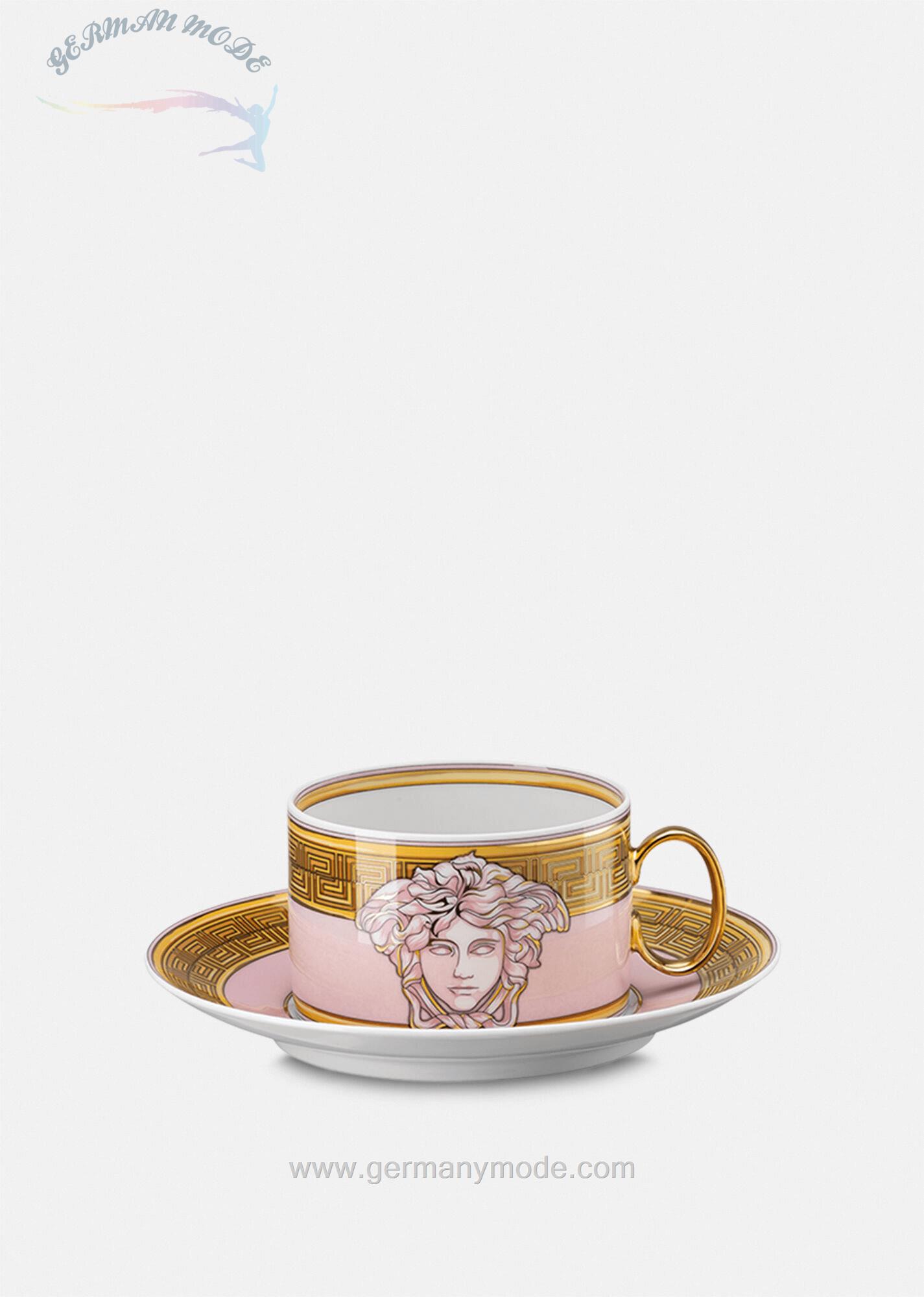 فنجان نعلبکی ورساچه ایتالیا VERSACE MEDUSA AMPLIFIED TASSE UNTERTASSE