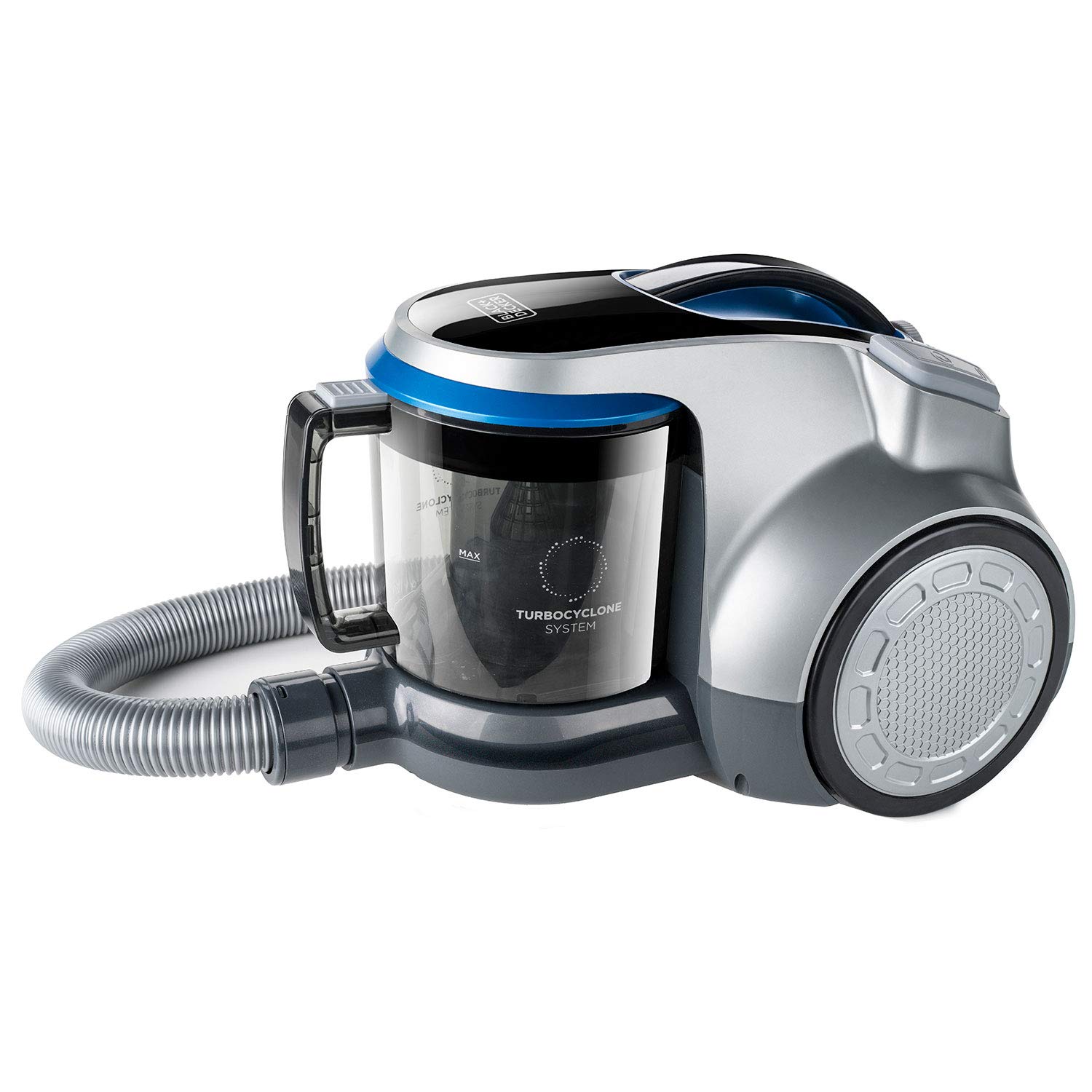 جارو برقی بلک اند دکر آمریکا BLACK+DECKER BXVML700E، جاروبرقی بدون کیسه، خاکستری، 700 وات