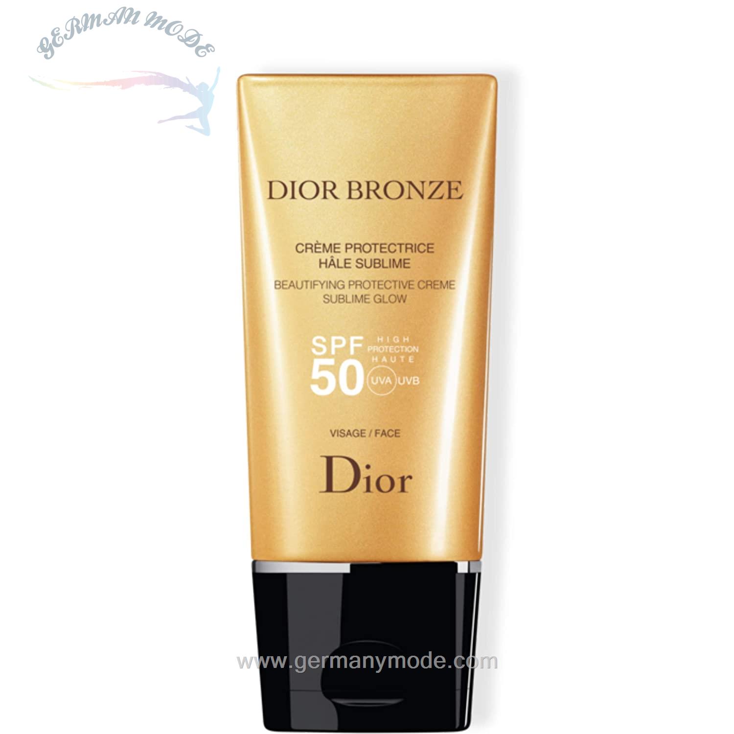 کرم ضد آفتاب SPF 50 صورت دیور فرانسه Dior Bronze Beautifying Protective Creme Sublime Glow SPF 50 (50ml)